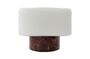 Miniatura Lámpara de mesa en mármol marrón Neat Clipped