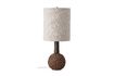 Miniatura Lámpara de mesa Hombourg de terracota marrón 1