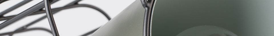 Descriptivo Materiales  Lámpara de mesa Jaula negra