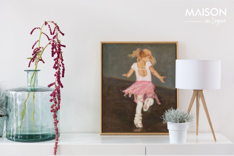 Lámpara de mesa Trípode madera blanca Zuiver