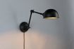 Miniatura Lámpara de pared Maarten negra 1