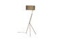 Miniatura Lámpara de pie de hierro beige Murphy Clipped