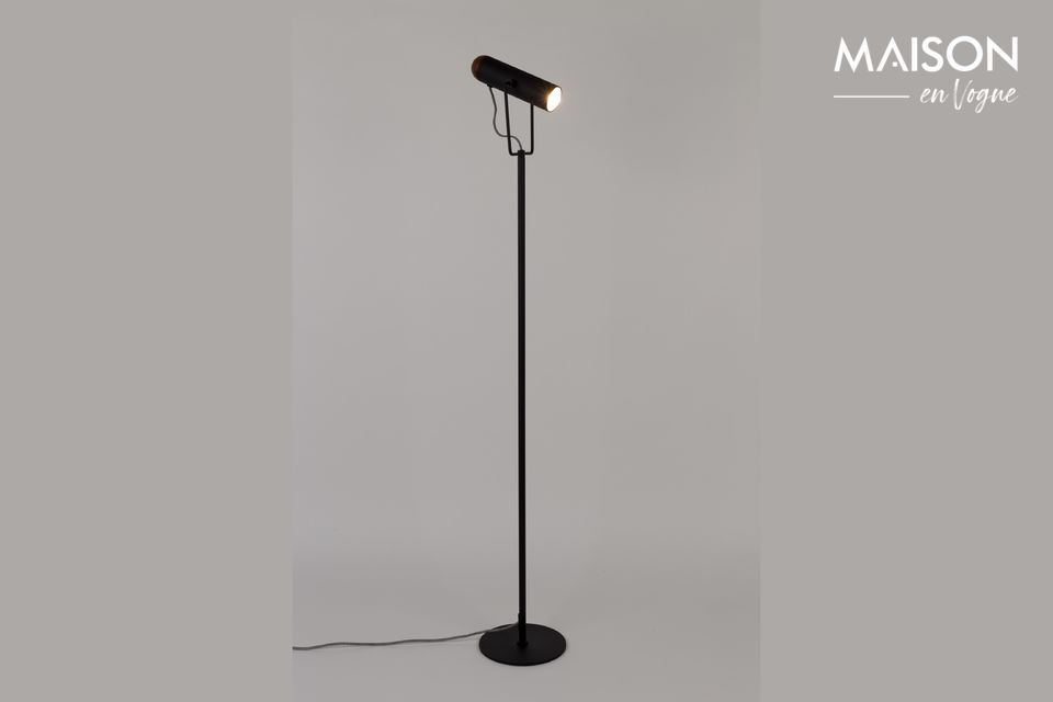 Lámpara de piso Marlon negro - 5