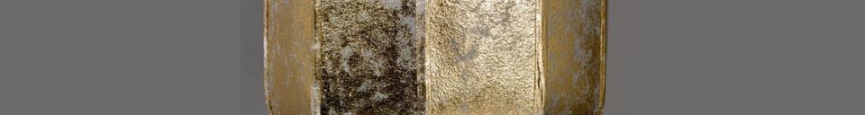 Descriptivo Materiales  Lámpara de piso Suoni Gold