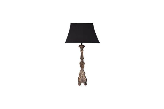 Lámpara de sobremesa de madera oscura Beaussant
