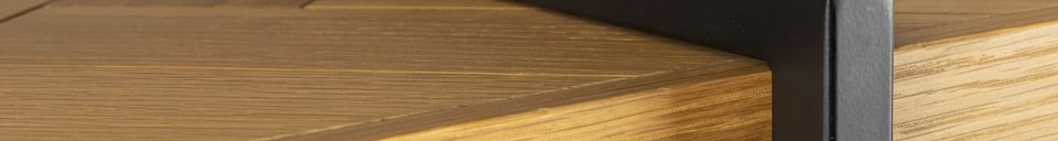 Descriptivo Materiales  Librería de madera de roble Class