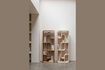 Miniatura Librería de madera maciza de roble beige Seven 4