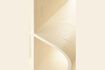 Miniatura Librería de madera maciza de roble beige Seven 12