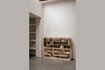 Miniatura Librería de madera maciza de roble marrón Seven 2