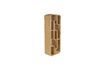 Miniatura Librería de madera maciza de roble marrón Seven 7