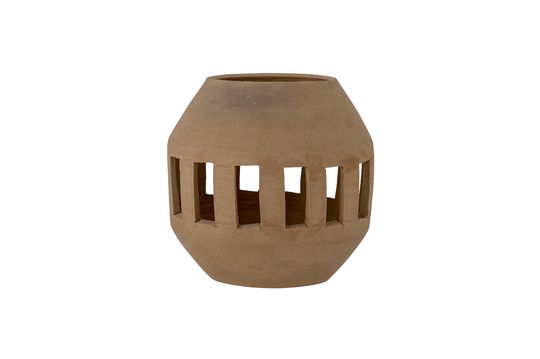 Linterna naranja en terracota Brina