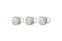 Miniatura Lot de 3 tazas de gres Palma Clipped