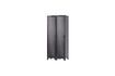 Miniatura Lote de 2 armarios de 1 puerta de metal negro Cas 4