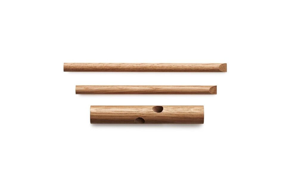 El diseñador belga Benoît Deneufbourg ideó estos ganchos Sticks