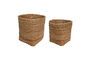 Miniatura Lote de 2 cestas de ratán Gentle light Clipped