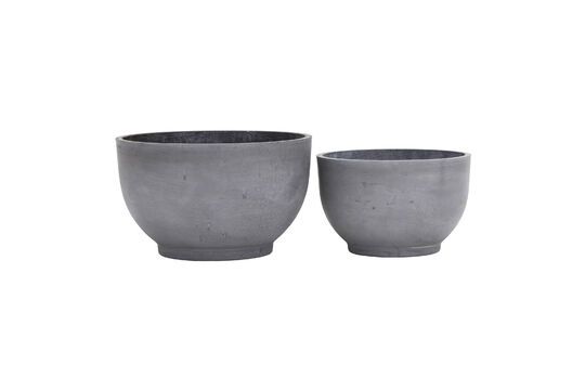 Lote de jardineras Gard de cemento gris