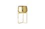 Miniatura Maceta Monthaut en metal dorado Clipped