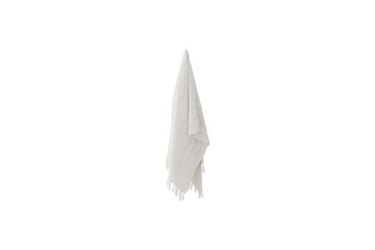 Manta blanca de algodón Niccoline