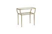Miniatura Mesa auxiliar Chic de color oro 4