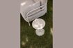 Miniatura Mesa auxiliar de acero beige Snow 2