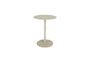 Miniatura Mesa auxiliar de acero beige Snow Clipped