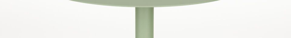 Descriptivo Materiales  Mesa auxiliar de acero verde Snow
