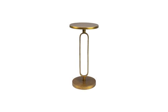 Mesa auxiliar de aluminio dorado Sandook