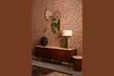 Miniatura Mesa auxiliar de madera beige Arda 2