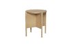 Miniatura Mesa auxiliar de madera beige Heritage 1