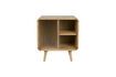 Miniatura Mesa auxiliar de madera beige Rise 1