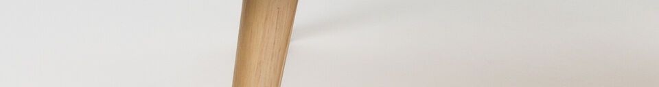 Descriptivo Materiales  Mesa auxiliar de madera beige Rise