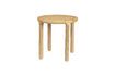 Miniatura Mesa auxiliar de madera beige Storm 1