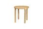 Miniatura Mesa auxiliar de madera beige Storm Clipped