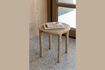 Miniatura Mesa auxiliar de madera beige Storm 5