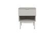 Miniatura Mesa auxiliar de madera blanca Cayo 2