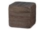 Miniatura Mesa auxiliar de madera marrón oscuro Lio Clipped