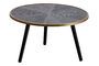 Miniatura Mesa auxiliar de madera negra Binck Clipped