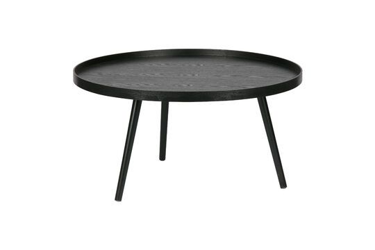 Mesa auxiliar de madera negra Mesa