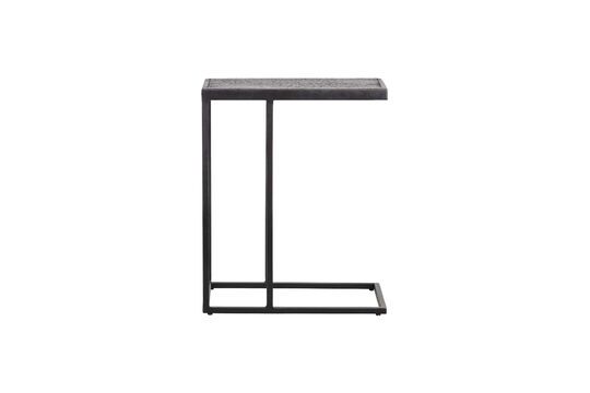 Mesa auxiliar de metal negro Febe Clipped