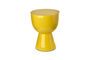 Miniatura Mesa auxiliar  de poliéster amarillo Tip Tap Clipped