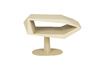 Miniatura Mesa auxiliar de resina beige North Side 1