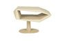 Miniatura Mesa auxiliar de resina beige North Side Clipped
