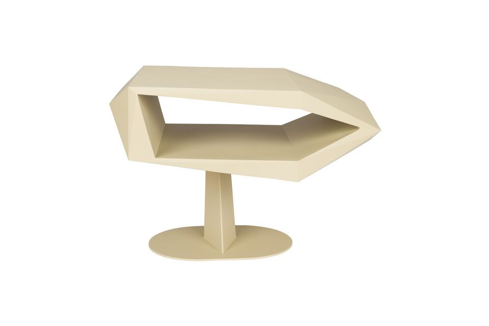 Mesa auxiliar de resina beige North Side Zuiver