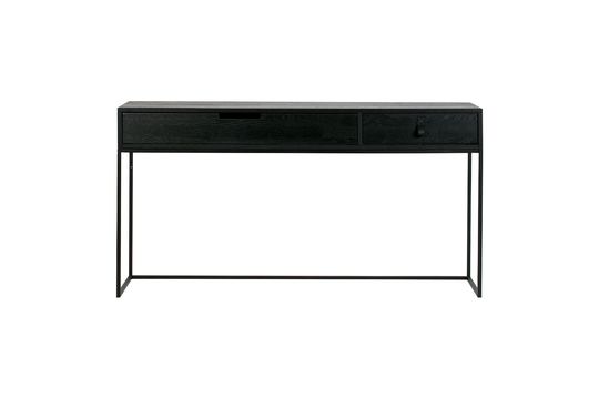 Mesa auxiliar en madera de roble negro Silas