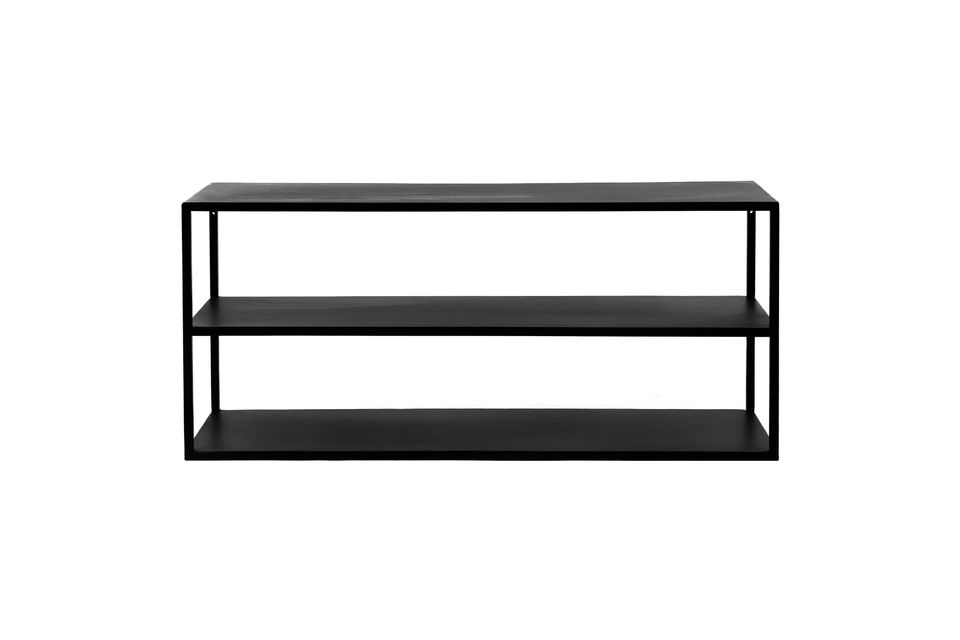 Mesa auxiliar Estante Eszential Negro Pomax