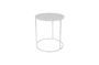 Miniatura Mesa auxiliar Glazed blanco Clipped