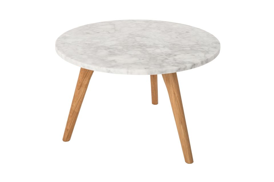 Mesa auxiliar Pierre blanco talla L - 9