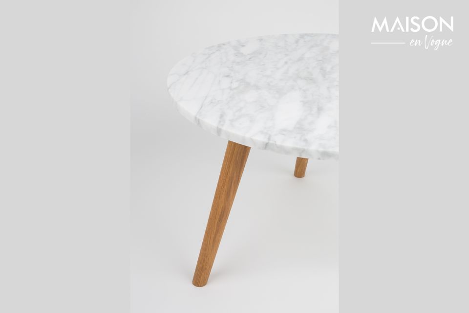 Mesa auxiliar Pierre blanco talla S - 7