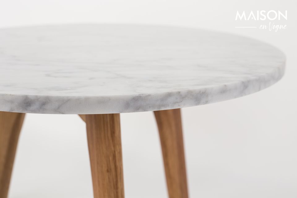 Mesa auxiliar Pierre blanco talla S - 8