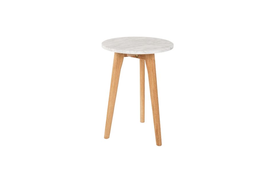 Mesa auxiliar Pierre blanco talla S - 10